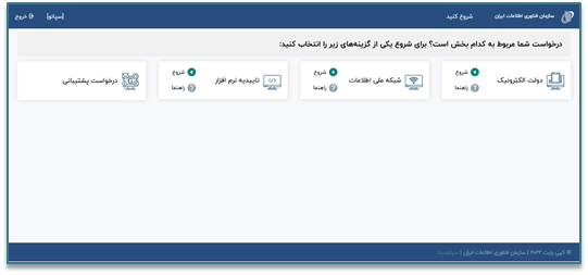 درخواست تاییدیه فنی (مجوز اپلیکیشن برای ثبت در ارشاد)